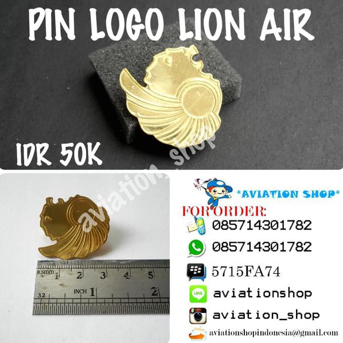 Gaya Pin Sky Team , Pin Logo Singa Lion Air Jilid 2 Terlaris