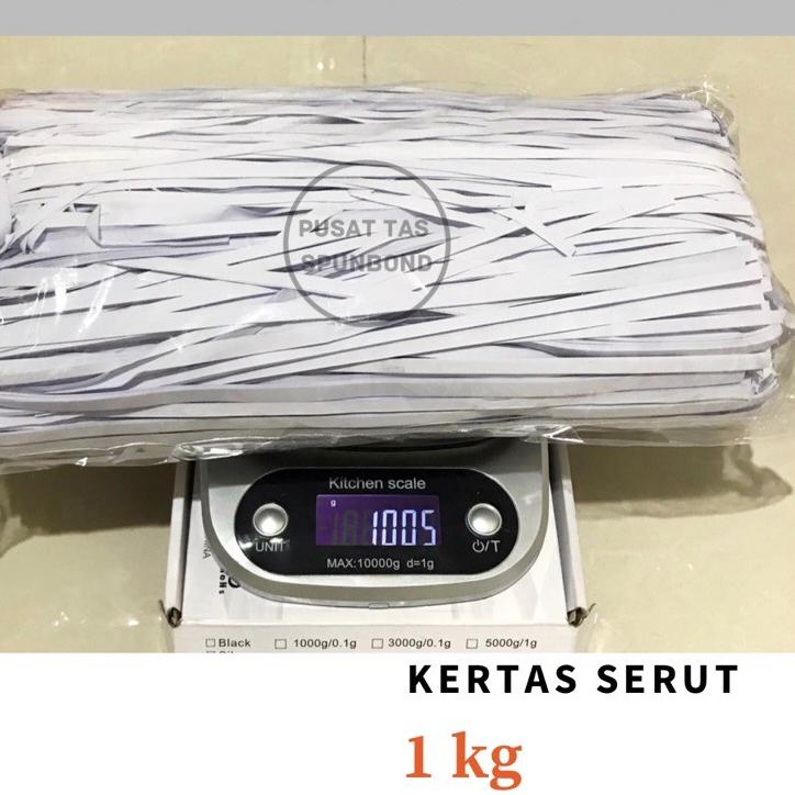 

✴ Kertas Serut Putih 1 kg / Kertas Cacah / Shredded Paper ♨
