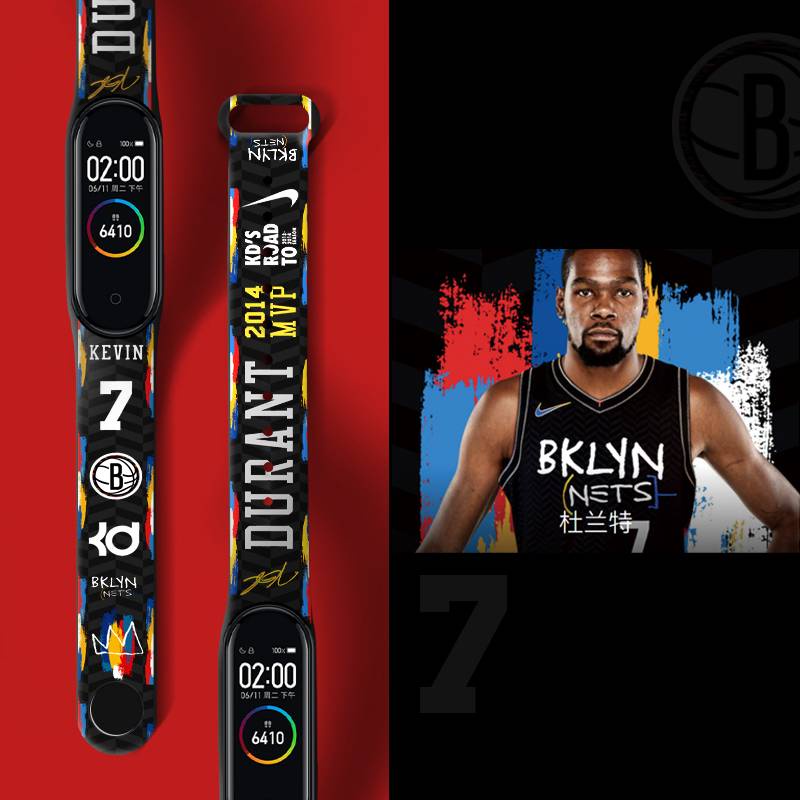 xiaomi band 7 Strap for xiaomi band 3/4/5/6/7 xiaomi band NBA graphics Strap xiaomi band 5 Strap miband 6 Strap miband 3/4 Strap