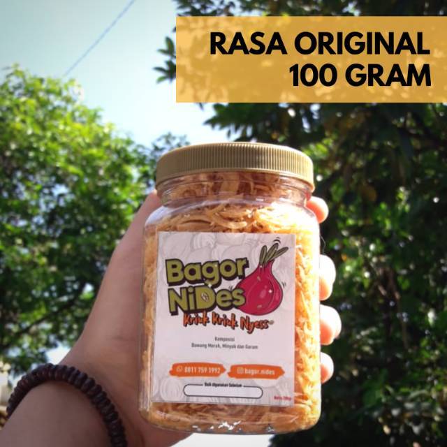 

Bawang Goreng Sumenep 100 gram (Original) | Bagor NiDes