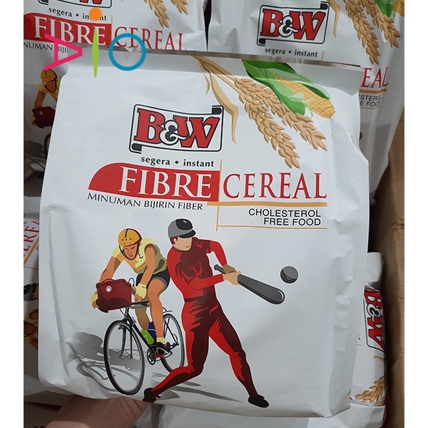 Sereal B&amp;W Fibre Cereal Cholesterol Free Food | BW Sereal Fiber | BW Cereal 20 Sachet