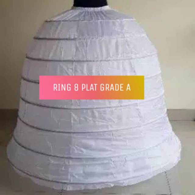 PETTICOAT Petikut Gelembung Gaun RING 8 LONCENG DIAMETER 120cm