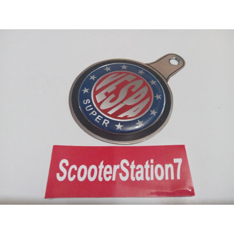 emblem tax holder vespa logo