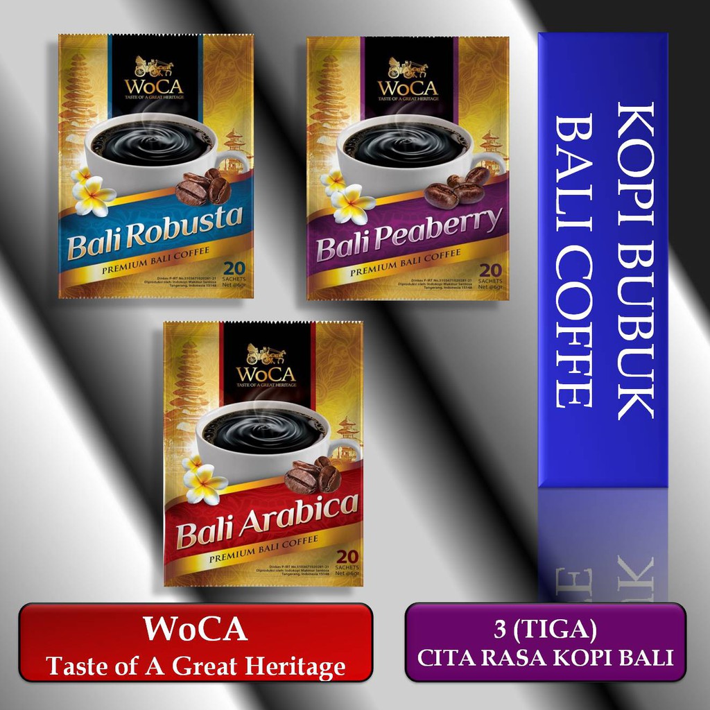 

WoCA Kopi Bubuk Bali Coffe
