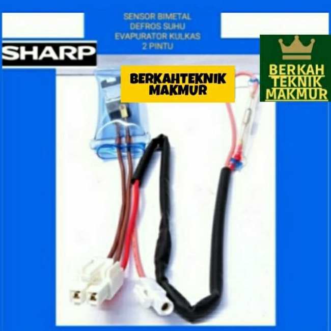 SENSOR BIMETAL DEFROST SUHU THERMO FUSE KULKAS 2 PINTU SHARP