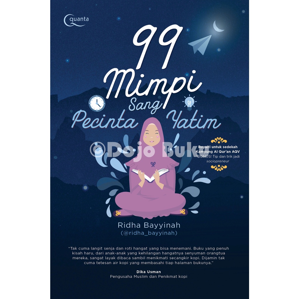 Buku 99 Mimpi Sang Pecinta Yatim by Ridha Bayyinah