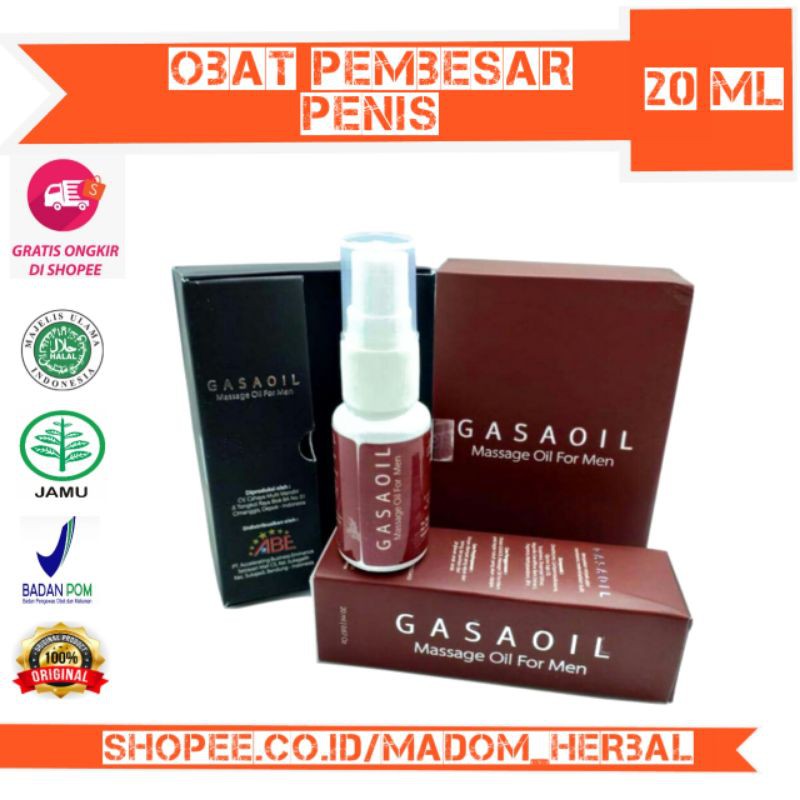 AGEN RESMI GASA OIL BPOM  - Minyak Urut Pria Pembesar MR.P