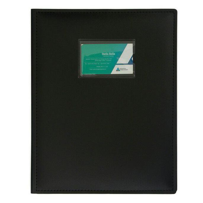 

✨ BISA BAYAR DITEMPAT✨ Exclusive Display book folio/clear holder black PROMO Kode 1234