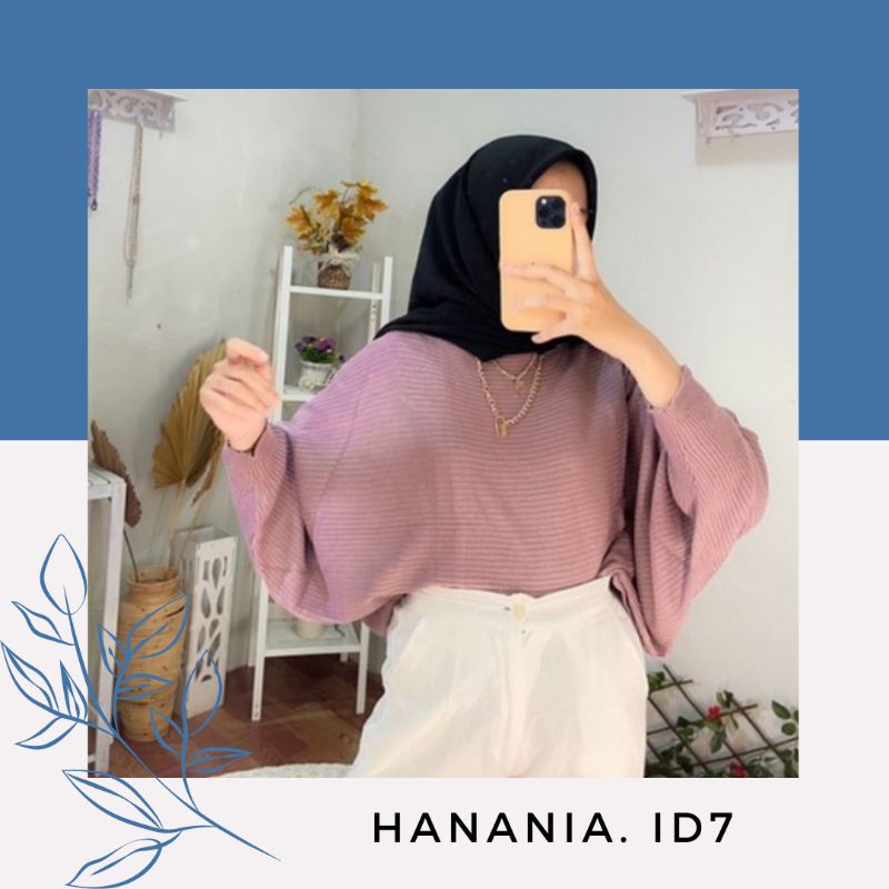 SWEATER | LASPERAL RAJUT BATWING /BLUSE WANITA RAJUT / ATASAN WANITA /BAJU KELELAWAR PREMIUM