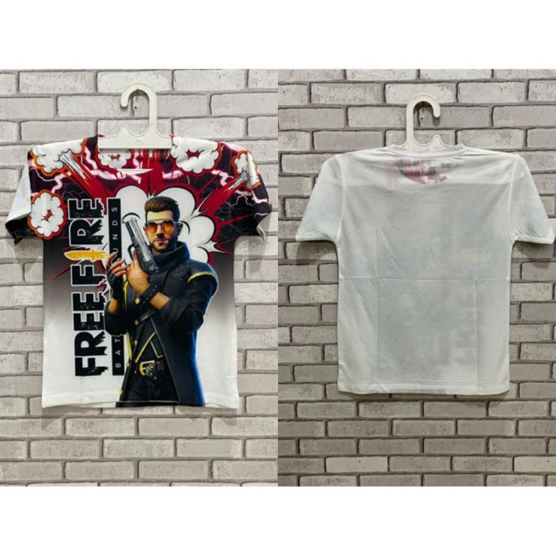 KAOS ANAK FF FREE FIRE BOOYAH GARENA GAMING