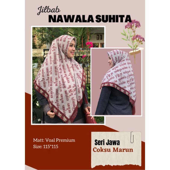 jilbab Nawala SUHITA ORIGINAL