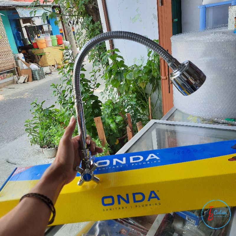 Kran Angsa Flexibel ONDA V688 CA / Kran Dapur Onda / Kran Angsa Stainless Onda