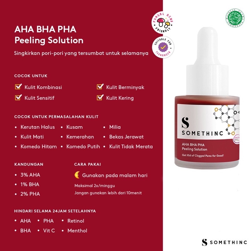 Somethinc AHA BHA PHA Peeling Solution 20ml