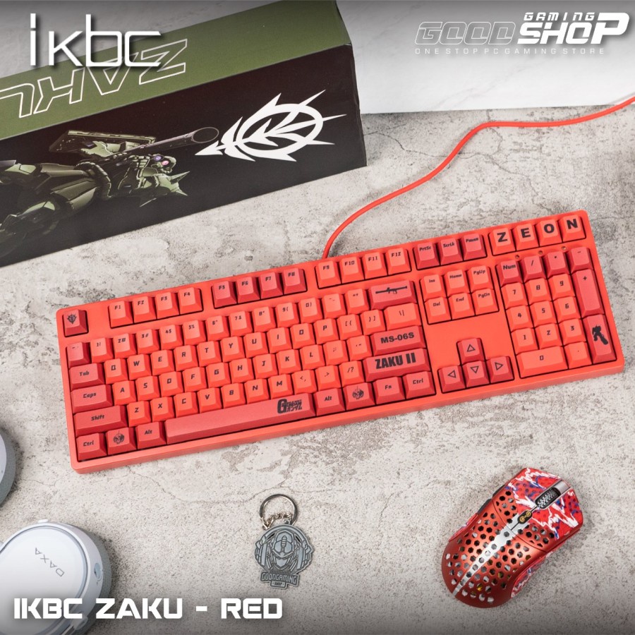 iKBC X GUNDAM ZAKU Limited Version Cherry MX Red USB Wired Mechanical