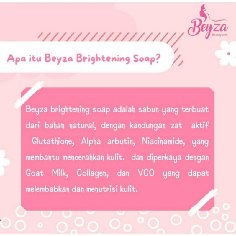 SABUN BEYZA PEMUTIH KULIT BPOM ORIGINAL - BEYZA BEAUTY WHITENING SOAP