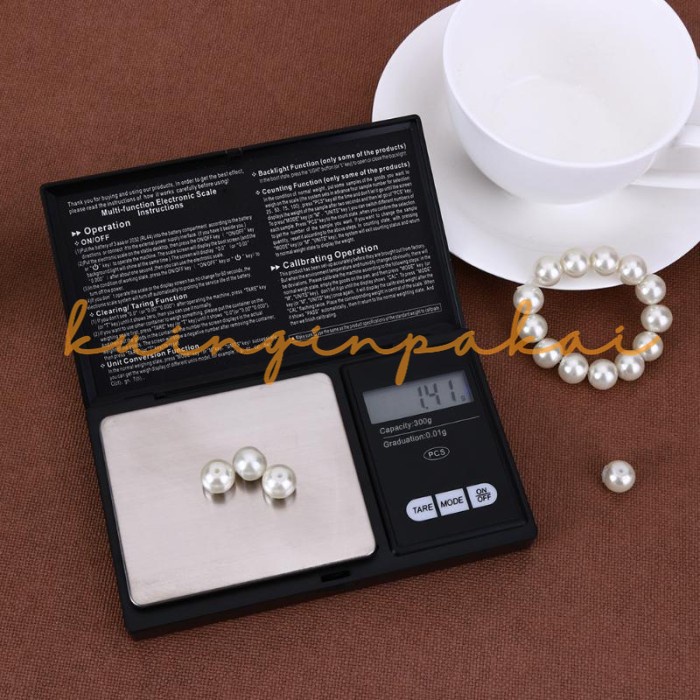 Taffware Timbangan Mini Perhiasan Emas 500g 0.01g VSW0083 KUINGIINPAKAI