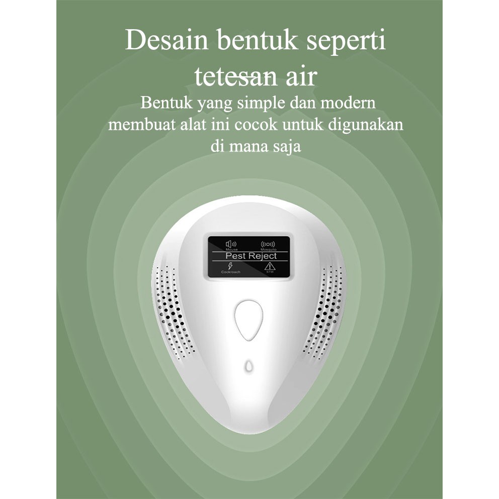 Alat Pengusir Tikus Nyamuk Kecoa, Lalat, Dan Serangga Lainnya Ultrasonic