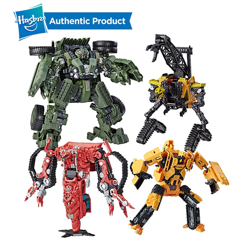 Import Hasbro Transformers Toys Studio Series Voyager Class SS42 Long Haul SS37 Construction