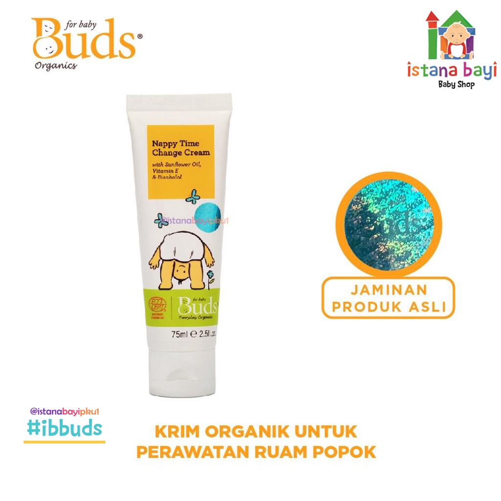 Buds Nappy Time Change cream 75 ml - Krim ruam Popok