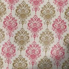 Wallpaper Dinding Sticker Motif Batik Cream Merah 5340-3 Ukuran ±9mx45cm