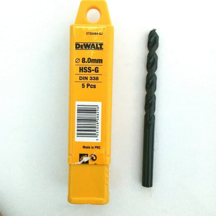 MATA BOR BESI 8MM DEWALT MATA BOR BESI 8 MM TAJAM  New / Original