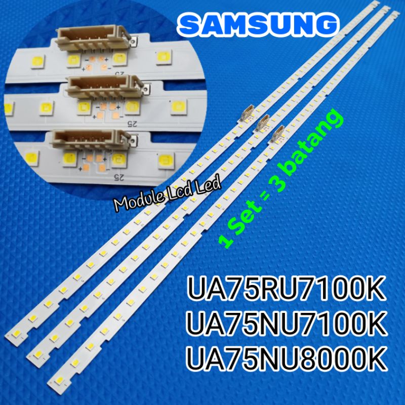 BACKLIGHT SAMSUNG UA75RU7100K 75RU7100 75NU7100 75NU8000 75NU 75RU