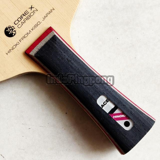 TCore Ace Hinoki Carbon Gergely TMount ~ Carbon Blade Kayu 3+2 OFF+