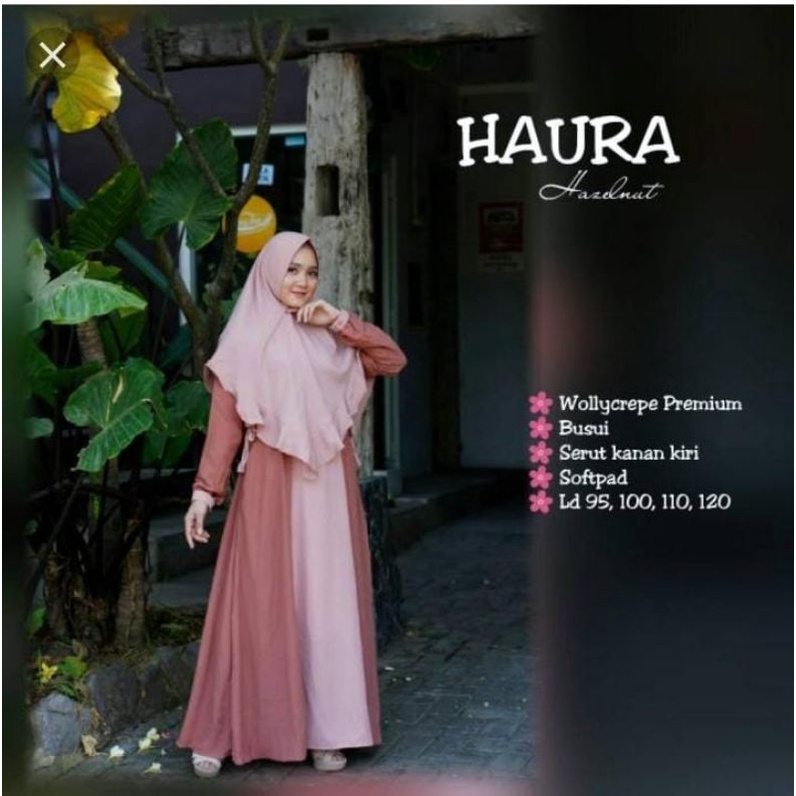 GAMIS HAURA SET KHIMAR ORI AKIFA MUSLIMAH