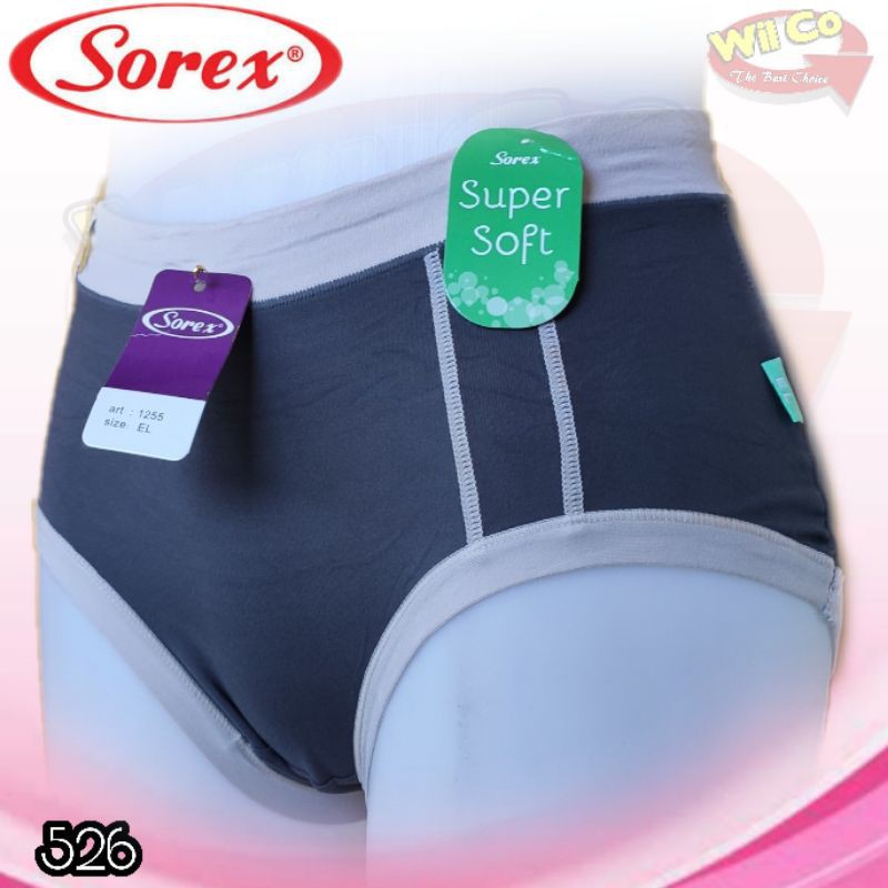 J526L CELANA DALAM WANITA DEWASA SOREX SIZE M - XXL HARA SATU LUSIN/12 PCS