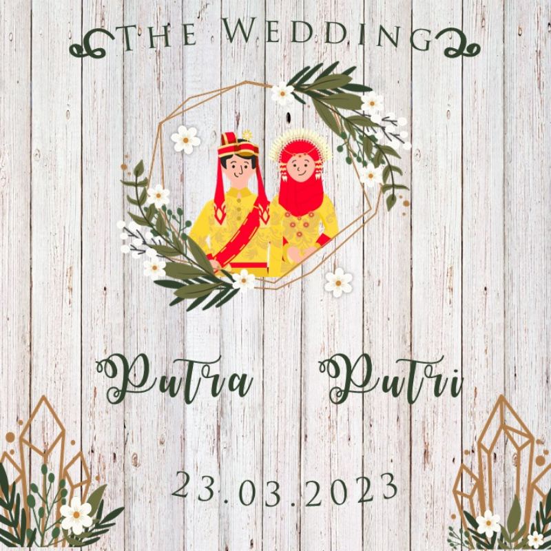 Undangan Digital Video Pernikahan Cantik | Undangan Digital Video Pernikahan Murah | Video Undangan 