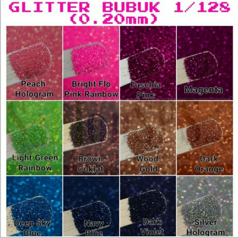 GLITTER BUBUK GLITER POWDER 500GR 1/128