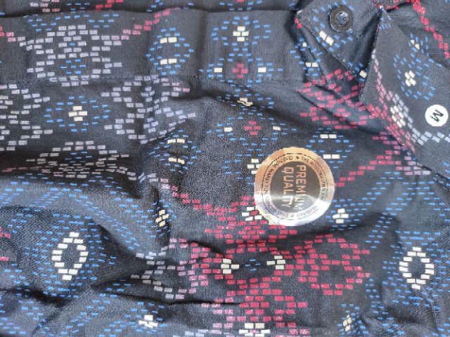 Sanvanina Kemeja Batik Songket Salju Lengan Panjang Pria | Harlem Tosca Songket E-1503