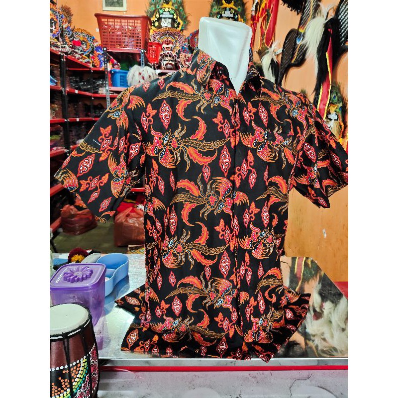 baju batik / baju / kemeja / barongan / pecut / ganongan / topeng ganong / warok / sh / psht / devil