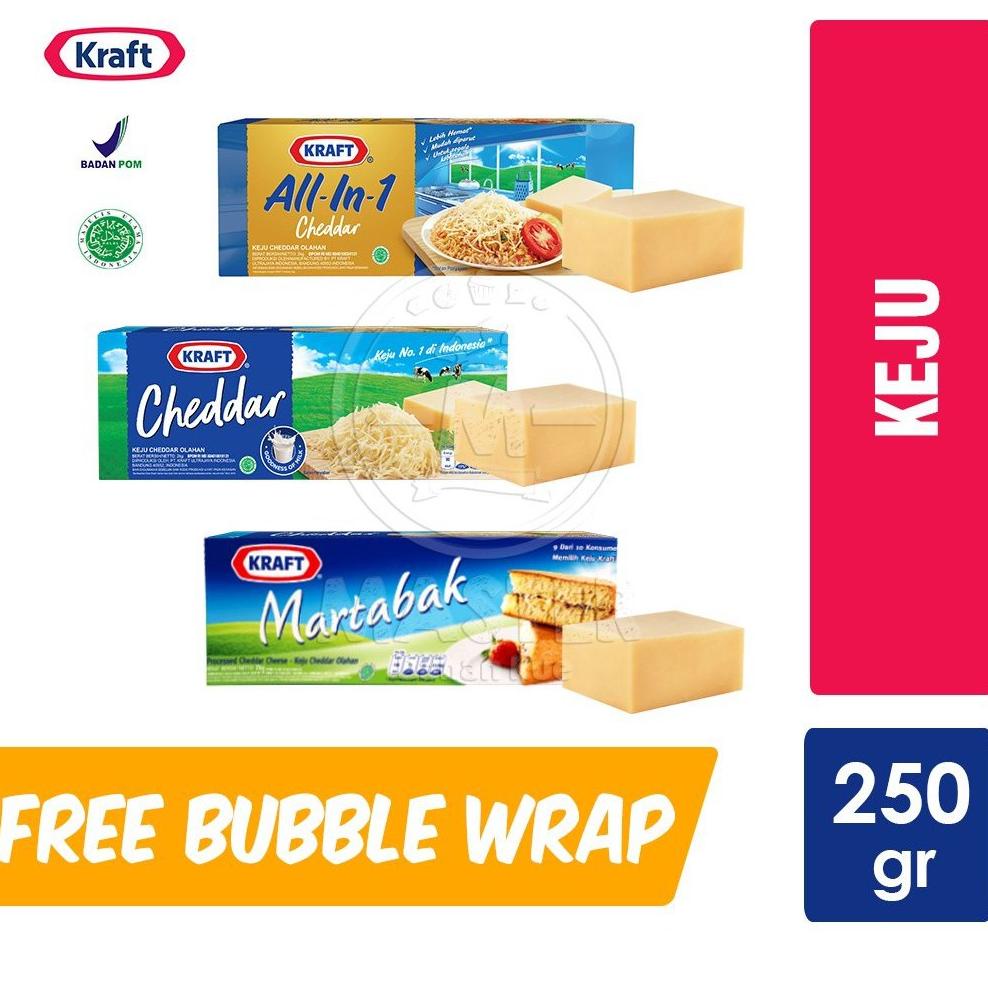 

[KODE XL966] Kraft cheddar / Martabak 250gr