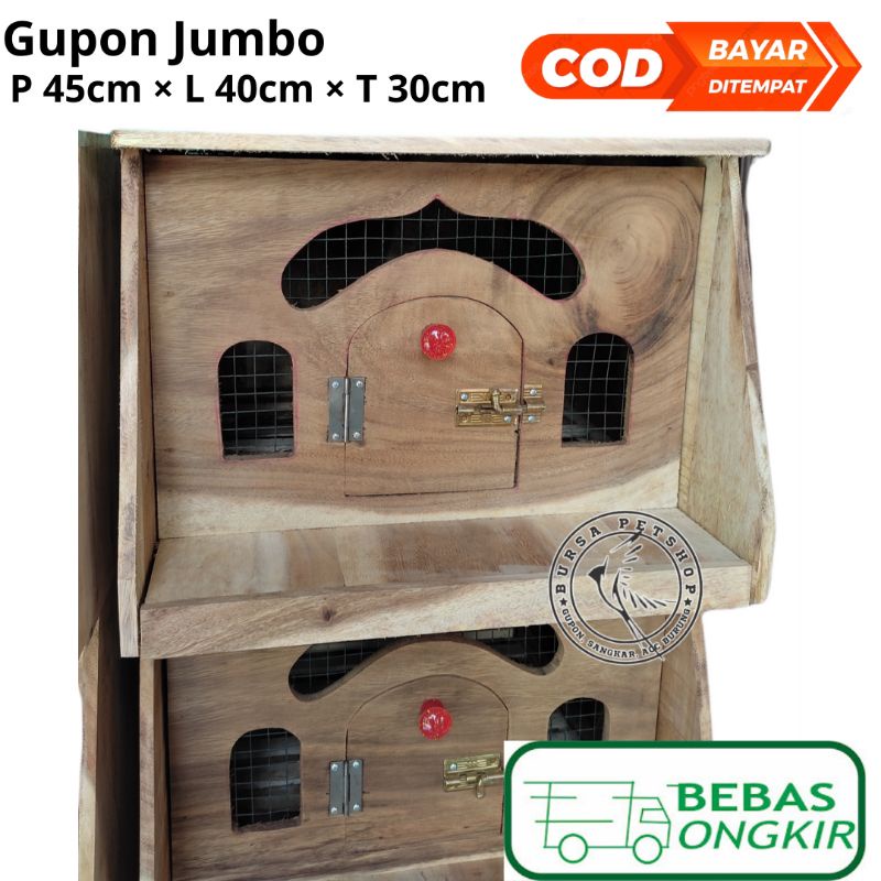 Gupon merpati slorok / kandang merpati besar
