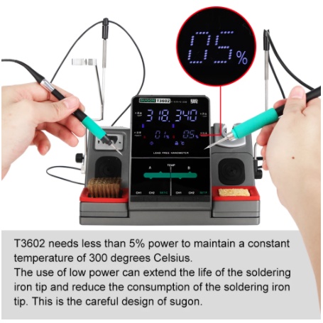 Solder Station SUGON T3602 Free Mata Solder JBC C115 &amp; C210 Original