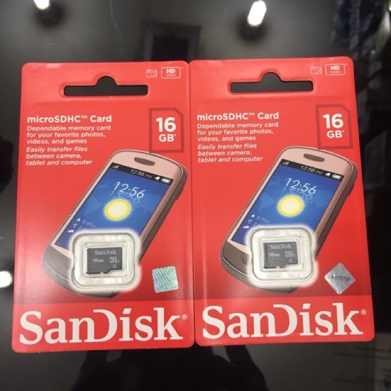 Memori Card Micro Sandisk Ori 16GB Class 4 16 GB Memory SD