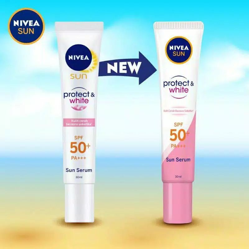 Nivea Sun Protect &amp; White / Face Protection Serum Spf 50+ Pa +++ - Instant Aura &amp; Oil Control Extra Protect C&amp;E 30ml Nivea Sunscreen