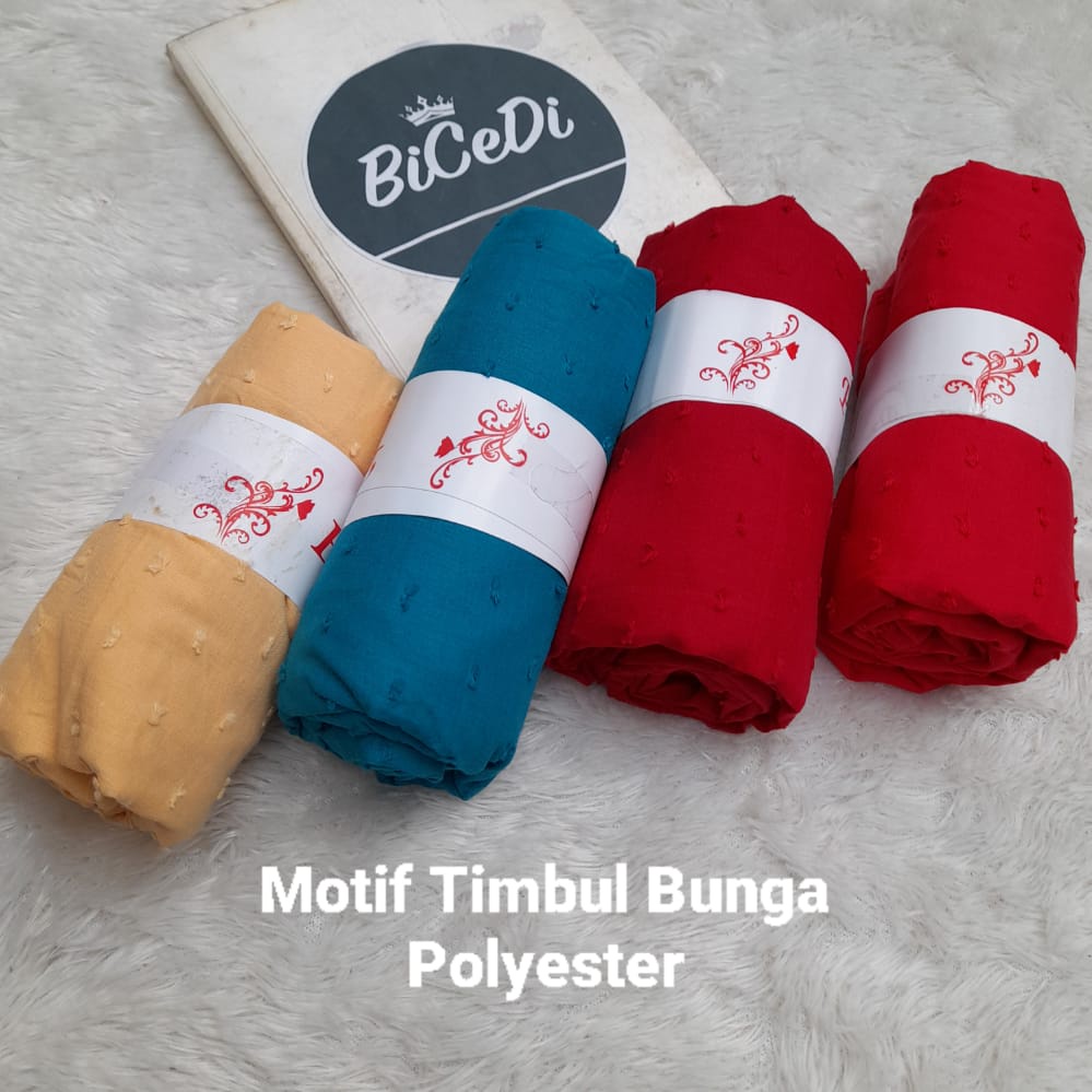 Pashmina motif simple / Jilbab pashmina motif bagus timbul 3d bunga bludru