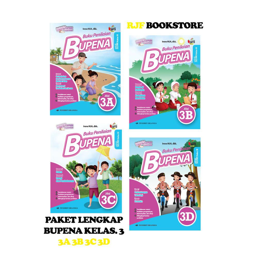 Kunci Jawaban Bupena Sd K13n Kls 1 Sampai Kls 6 Tema A Sampai D Shopee Indonesia