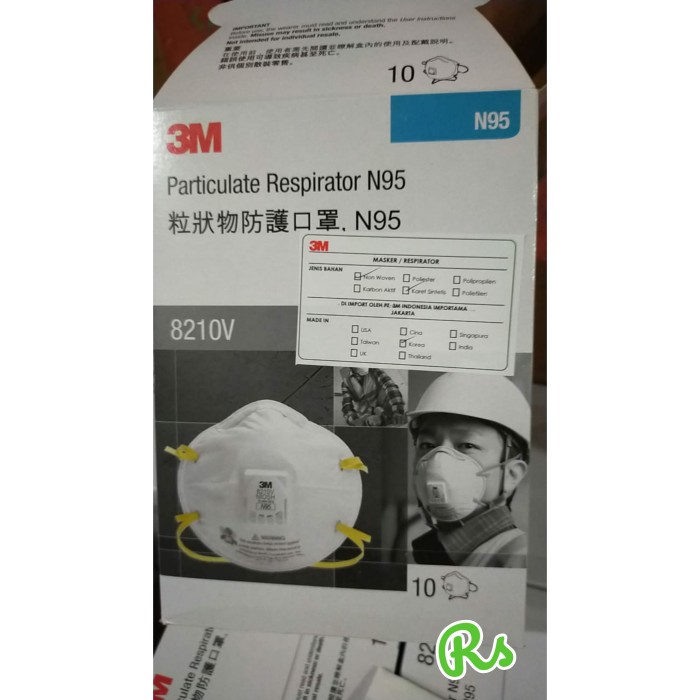 MASKER 3M N95 8210 V