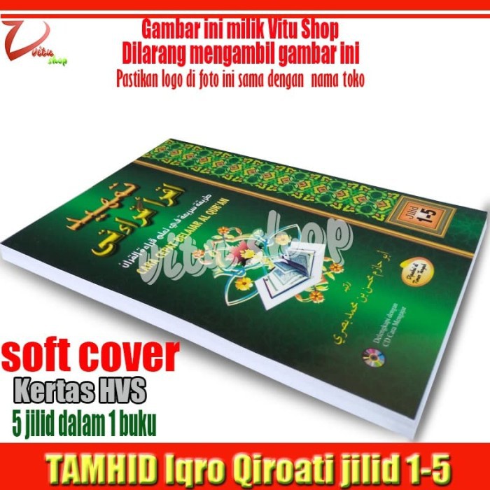 Terlaris.. Buku Tamhid Iqro Qiroati Jilid 1-5/Buku Iqro AS*1283
