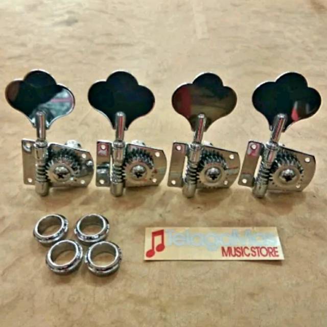 Jual Bass tuning pegs machine head tuner dryer fender jazz bass model Shopee Indonesia