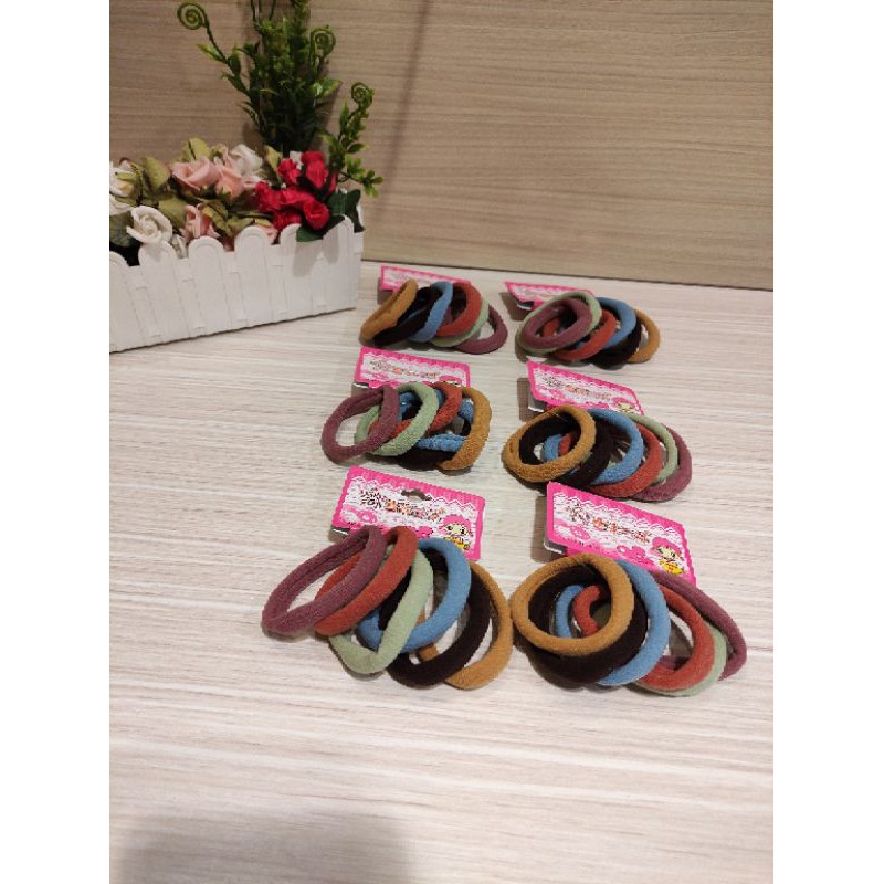 Ikat rambut donat /karet kuncir donat