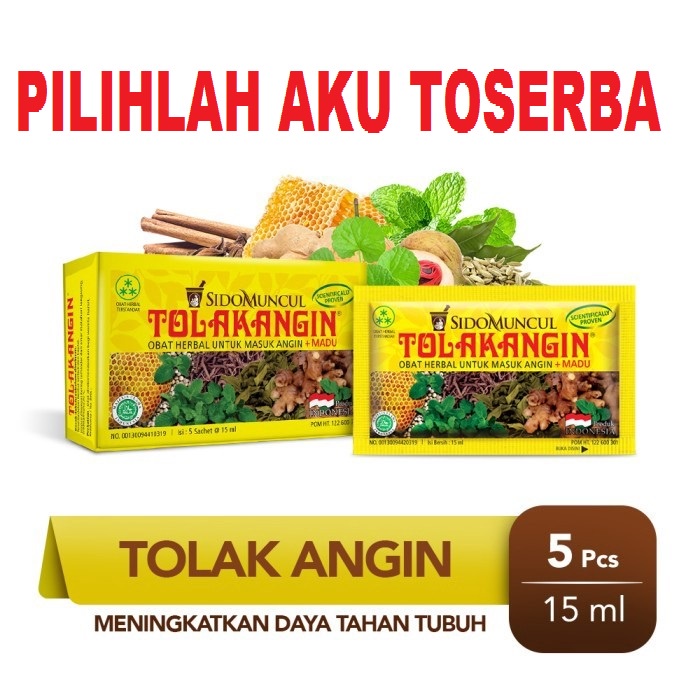 TOLAK ANGIN CAIR SIDOMUNCUL ISI 5 SACHET - ( HARGA 1 DUS ISI 72 BOX )