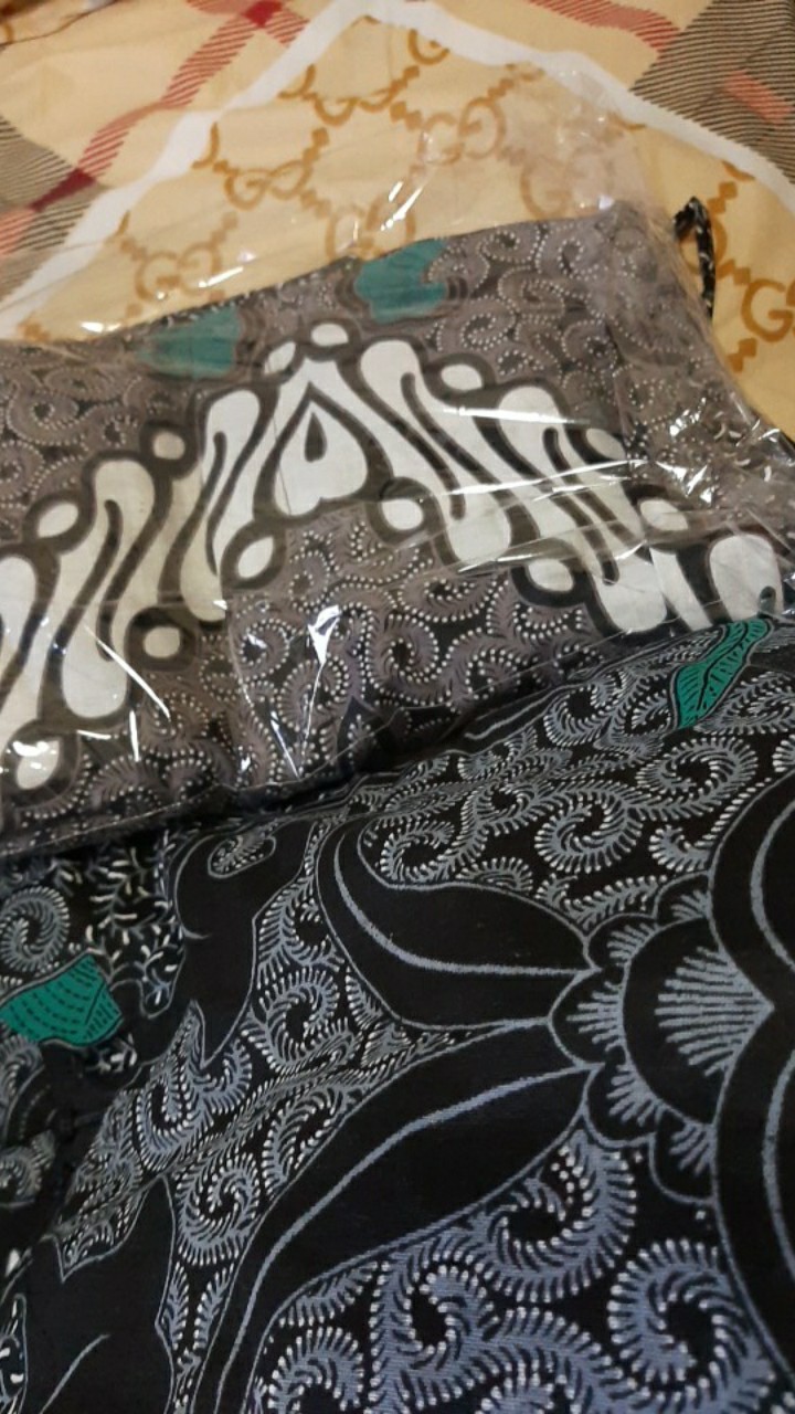 Batik Couple Tunik Kemeja Ready Seragam M L Xl Xxl Jumbo