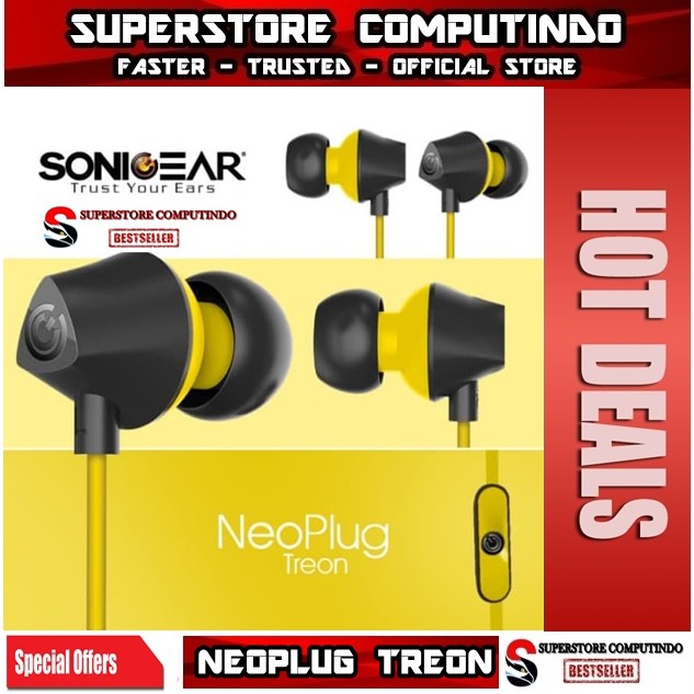 SonicGear NeoPlug Treon - Yellow