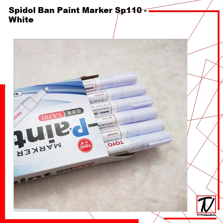 Spidol Ban Mobil Motor Paint Marker - White