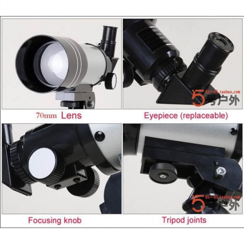 Teropong Bintang Monocular Space Astronomical Telescope 300/70mm