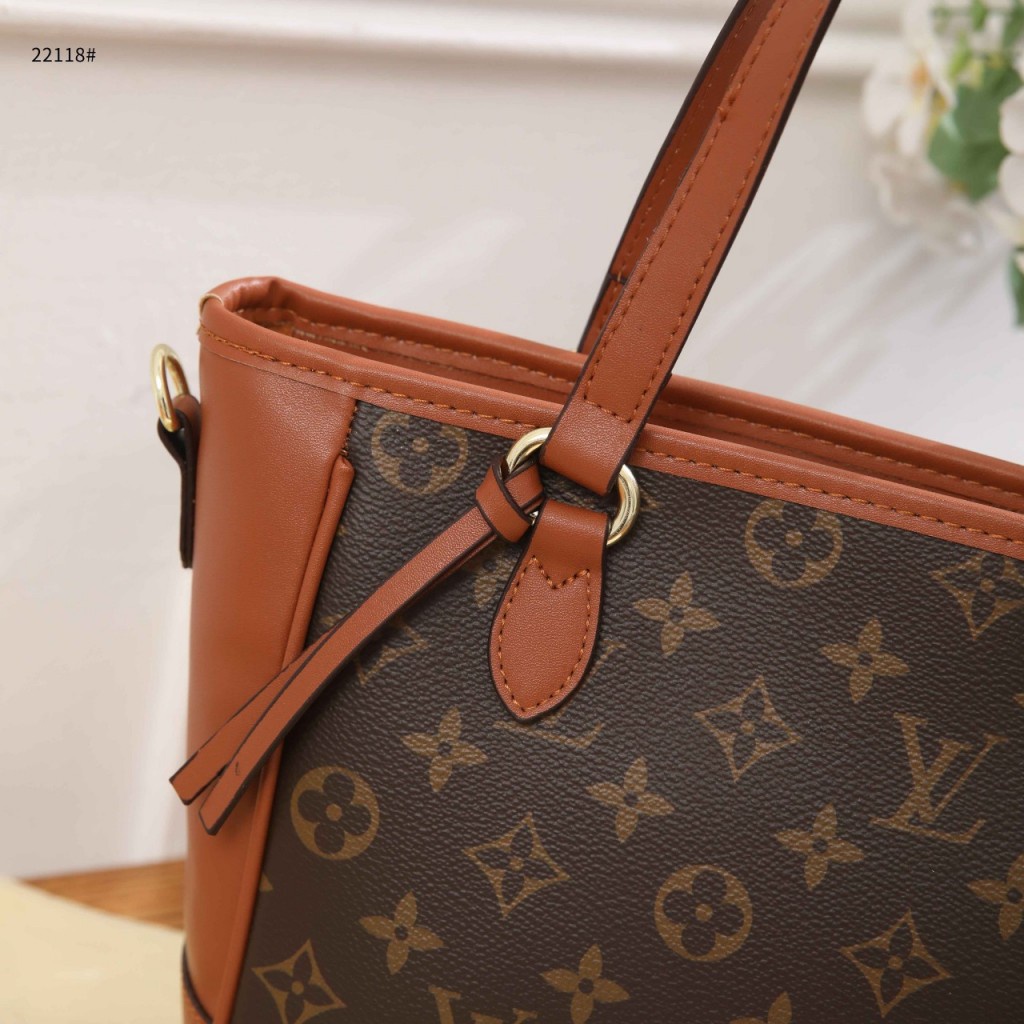 Bree Top Handle Bag Leather in Monogram 22118